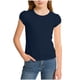 thumbnail image 2 of Camiseta de manga corta abotonada a rayas para niños, talla mediana a grande, informal, de poliéster, 2 of 8