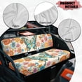 thumbnail image 6 of FKELYI UTV Seat Cover Waterproof Powersports Seats Covers Anti-Dust Mule Bench Seat Cover Compatible with Mule SX 2017-2023 Interior Decor Bohemian Flower Butterfly Print, 6 of 7