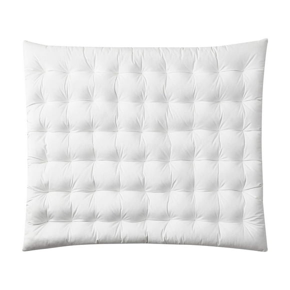 DormCo Rainha Cushion Tufted College Headboard - White Velvet