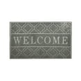 thumbnail image 1 of Grey Large Scale Embossed Doormat Non Fade Pvc For Entryway Mud Dirt Removal Pressure Washer Friendly, 1 of 6