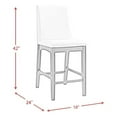 thumbnail image 2 of Pemberly Row Transitional Rectangular Counter Dining 5PC Set, 2 of 13
