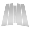 thumbnail image 1 of Unique Bargains 6 Pcs Front Rear Left Right Car Door Pillar Window Trim for Mercedes-Benz C-Class 2015-2018 Plastic Chrome Silver Tone, 1 of 6