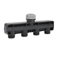 thumbnail image 2 of 4 Way Garden Tap G3/4 Female Male Thread Multipurpose Water Splitter Irrigation Valve for Garden Patio Farm, 2 of 5