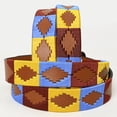thumbnail image 2 of BE BAR H EQUINE Western Genuine Leather Men And Women Brown Belt Embroidered, 2 of 4