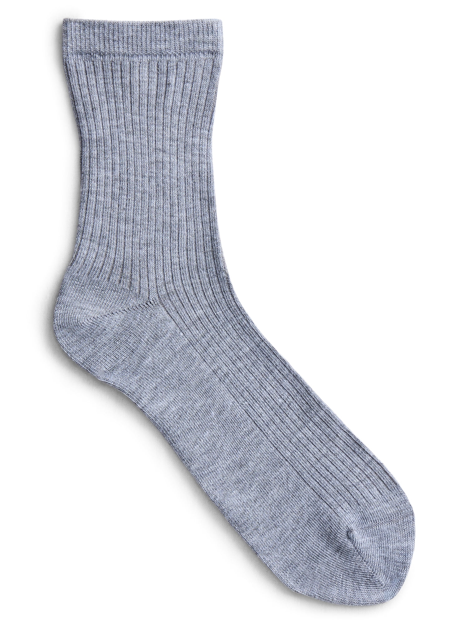 No Boundaries Embroidered Mid Crew Socks, 6-Pack, Women's, Shoe Sizes 4-10
