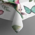 thumbnail image 2 of Pioneer Flower Floral Print Pattern Rectangle Tablecloth 60"x120",Waterproof Polyester Rectangle Table Cloth, Wipeable Spillproof Polyester Tablecloth for Dining, Camping, Indoor and Outdoor, 2 of 6
