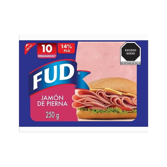 Jamón de pierna Fud horneado 250 g