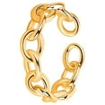 Wentin Reduced Rings The Adjustable Opening Hollow Chain Ring Is