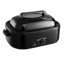Electric Roaster Oven 20 QT, Turkey Roaster with Self-Basting Lid, 1450W, Defrost & Warm, Adjustable Temp, Fits Up To 24lbs, Removable Pan & Rack