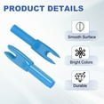 thumbnail image 3 of Uxcell Archery Arrows Nocks, Plastic Insert Arrow Nock Replacement Arrow Tails for Hunting Shooting Compound Recurve Bow Blue, 3 of 7