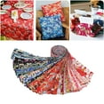 thumbnail image 5 of 80 PCS Cotton Fabric Quilting Strips DIY Sewing Craft Fabric Bundle Patchwork Supplies 6.5X50cm, 5 of 8