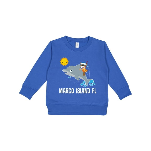 Inktastic Marco Island Florida Vacation Toddler Sweatshirt