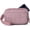 Pink, variant on Wristlet Wallets for Women Nylon Quilted Wallet with 3 Zipper Purse for Travel Credit Card Holder Phone Organizer