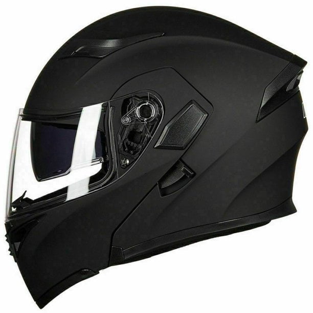 Flip Up Motorcycle Helmets Dual Visor Full Face Motorbike Helmet Lightweight 