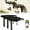 3pcs, variant on Wall-Mounted Metal Bird Bath Basin, 2-in-1 Outdoor Birdbath and Feeder Holder, Black Bracket and Hanging Feeder Hook for Garden, Balcony, Porch, Deck, Patio and Yard (1pcs)