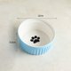 thumbnail image 3 of Comederos para perros y gatos bonitos Cuencos elevados de cerámica doble para gatos Cuencos para beber para mascotas Platos para agua y comida Prevenir la espondilosis cervical, 3 of 5