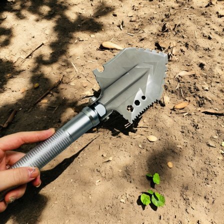 Heavy-Duty Survival Shovel