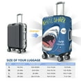 thumbnail image 6 of Haiem Great White Shark Luggage Cover,Durable, Washable Suitcase Protector With Anti-Scratch Technology - Keep Your Luggage Looking New Large, 6 of 9