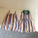 thumbnail image 4 of Ropa para hermanos, vestido de solapa sin mangas a rayas para niñas de 1 a 10 años, pantalones cortos con tirantes para niños, ropa de verano para niños, 4 of 6
