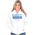 thumbnail image 4 of Party Town 80s Style Novelty Zip Up Hoodie Men's Women's Brisco Brands S, 4 of 6