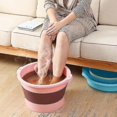 thumbnail image 2 of Foldable Footbath Massager Foot Washing Spa Pedicure Massage Soaking Tub Basin Portable Retractable Foot Bath Tub, 2 of 4