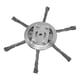 thumbnail image 5 of Cabezal de corte de césped de alambre de acero, cabezal de corte para cortacésped de 6 cabezales, accesorio para cortacésped de 150mm, orificio interior de 6 hojas de 5,5mm, 5 of 14