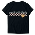 thumbnail image 2 of Blouse à Manches Courtes pour Femmes, T-Shirt Amusant à Col Rond, 2 of 3