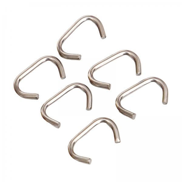 2x Clips de cuerda elástica para buceo, 6 piezas, soporte de cuerda, accesorio de esnórquel de montaje lateral de material acero inoxidable, Clip shamjiam Clips de bungee de buceo