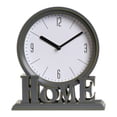 thumbnail image 2 of 2x Reloj de Escritorio Chimenea Mantel Fácil de Leer Oficina Estante Sin Tictac Relojes de Mesa Silenciosos para Adorno de Pasillo Hotel Granja Beige gris oscuro BLESIY Reloj de pared, 2 of 8