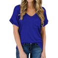 thumbnail image 1 of T-shirt à Manches Courtes et Col Rond pour Femmes, 1 of 3