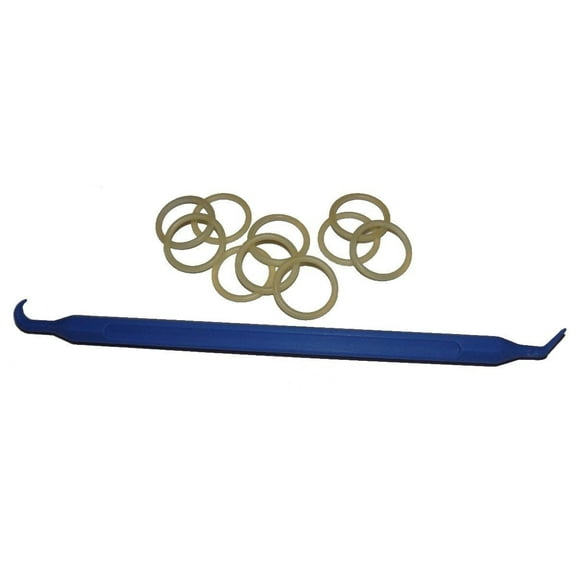 SCUBA Standard Tank Valve Bonnet Nut POLYURETHANE 015 O-Ring 10 pcs [Bonus O-Ring Pick]