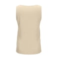 thumbnail image 7 of Xdegoge Tank Tops for Men Scoop Neck Sleeveless Casual Everyday Fashion Streetwear Relaxed Fit Front Chest Pocket Detail Solid Plain Basic Soft Breathable Summer Tops, 7 of 7