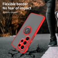 thumbnail image 5 of Compatible with Samsung S24 Ultra Case Ring Holder Magnet Blue, Samsung Galaxy S24 Ultra Phone Case Soft TPU and Hard PC Silicone Shockproof Protective Luxury Slim Cover (Red), 5 of 14