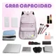 thumbnail image 3 of Mochila Escolar Viaje Bolsa Para Laptop Antirrobo Uniuni SC-S707 Morado 30 L, 3 of 8