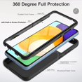 thumbnail image 2 of Case for Samsung Galaxy A52 5G, Galaxy A52 Case with Built in Screen Protector, Full Body Shockproof Phone Case Rugged Protective Cover for Samsung Galaxy A52 5G / A52 4G (Black), 2 of 8
