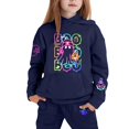 thumbnail image 2 of Youth Hooded Outfits Halloween Pocket Witch Hat Pumpkin Ghost Two Piece Suit Halloween Play Pumpkin Parade Outdoor Picnic Girls Two Piece Outfit, 2 of 7