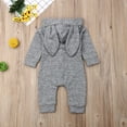 thumbnail image 2 of Seyurigaoka Boys Girls Round Collar Romper Suit, Long Sleeve One Piece Bodysuit, 2 of 5