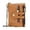 Light Brown 1 Packs, variant on Metal Business Card Holder With RFID Blocking And Slim Design For And 2PCS, 9 cm×2.5 cm×11.5 cm, Gray