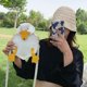 thumbnail image 4 of Bolsa Bolso bandolera de PU de retazos con forma de pato para mujer, bolsos pequeños de dibujos animados informales JShteea Para Estrenar, 4 of 9