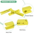 thumbnail image 2 of 50-Pack Colored Clothespins Wooden, 2.8 Inch/72mm Colorful Clothes Pins for Hanging Clothing/Crafts[Yellow], 2 of 6