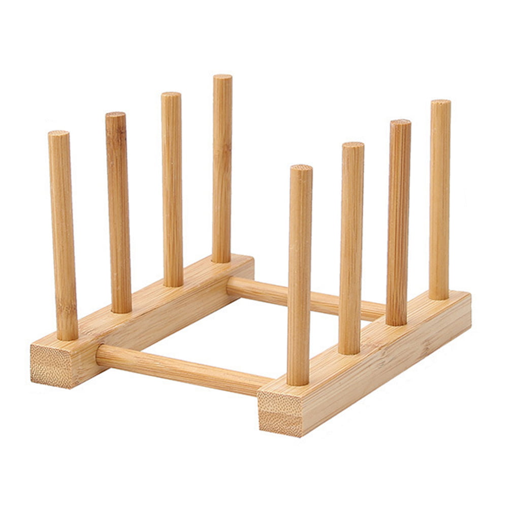 Bamboo Kitchen Dish Plate Drying Drainer Draining Board Rack Stand ...