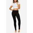 thumbnail image 5 of Conceited Women's Chloe High Waist Ultra Soft Basic Yoga Leggings - Pack of 2, 5 of 7