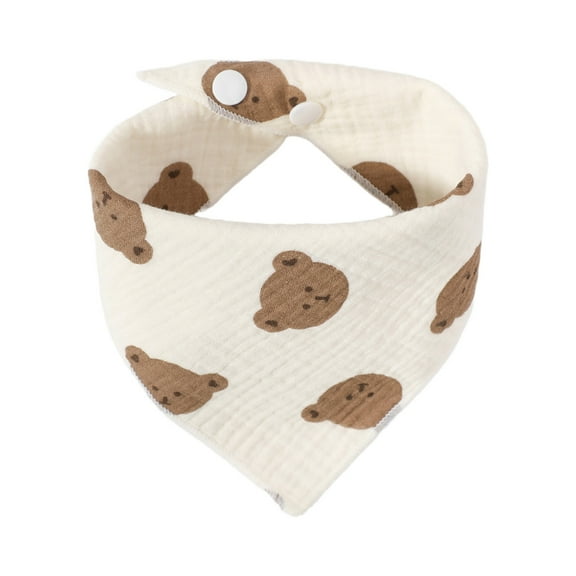 ZYHARUKO Baby Wiping Towel Cotton Saliva Wipes Strong Absorbents Face Towels for Infants Muslin Washcloths with Cartoon Pattern