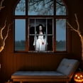 thumbnail image 6 of PRETXORVE Halloween Decorations, Halloween Fall Decor, Halloween Ghost Window Decal Door Curtain Scary Woman Window Party Decoration Hanging, 6 of 6