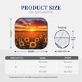 thumbnail image 3 of Fotbe Sunset Golden Sunflower Field Juego de 2 Piezas de Parasoles para Parabrisas | Bloqueador Solar para Auto | Accesorios Plegables para Protección Solar Interior-Medium, 3 of 6