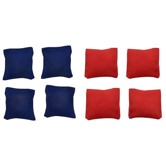 BESTSKY 8 Pcs Weather Cornhole Bean Bags, Red Blue Tossing Set