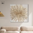 thumbnail image 3 of Golden Zenith Canvas Elegant Nature Art by Art Remedy, Silver Frame, 40 x 40, 3 of 7