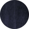 thumbnail image 1 of Ahgly Company Indoor Round Abstract Blue Modern Area Rugs, 6' Round, 1 of 4