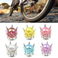 thumbnail image 2 of Yimiti 4Pcs Crown Tire Valve Stem Cover For Crystal Rhinestone Vehicle Tire Covers Auto,A, 2 of 6