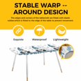 thumbnail image 4 of Christmas Table Cloths for 8 Foot Rectangle Tables, Xmas Gnomes Snowflakes Gingerbread Man Patio Waterproof Elastic Fitted Tablecloths, Washable Rectangular Table Cover for Camping, 4 of 8